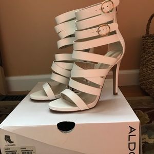 Aldo genuine leather gladiator heel